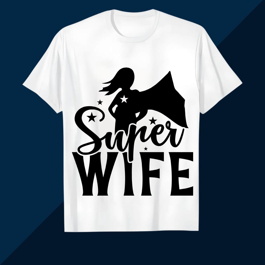 Super MOM Heroic Motherhood T-shirt Design SVG EPS AI PNG Mother’s T shirt preview image.