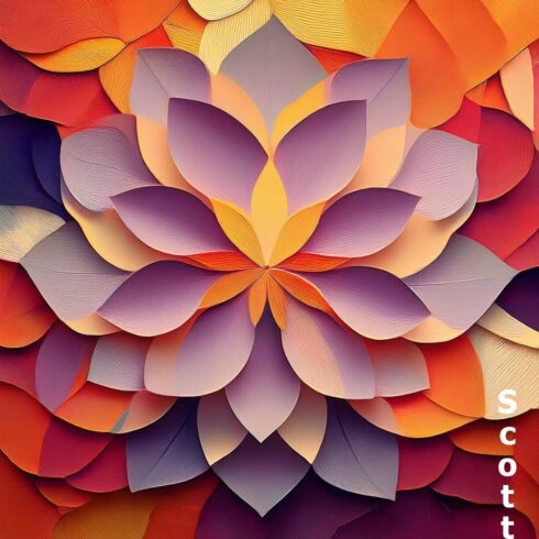 Elegant Bloom – Minimalist Petal Art with Warm Tones (Part 2) cover image.