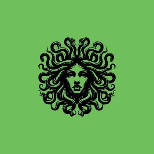 Fierce Medusa Mascot Logo – Mythical & Bold Design cover image.