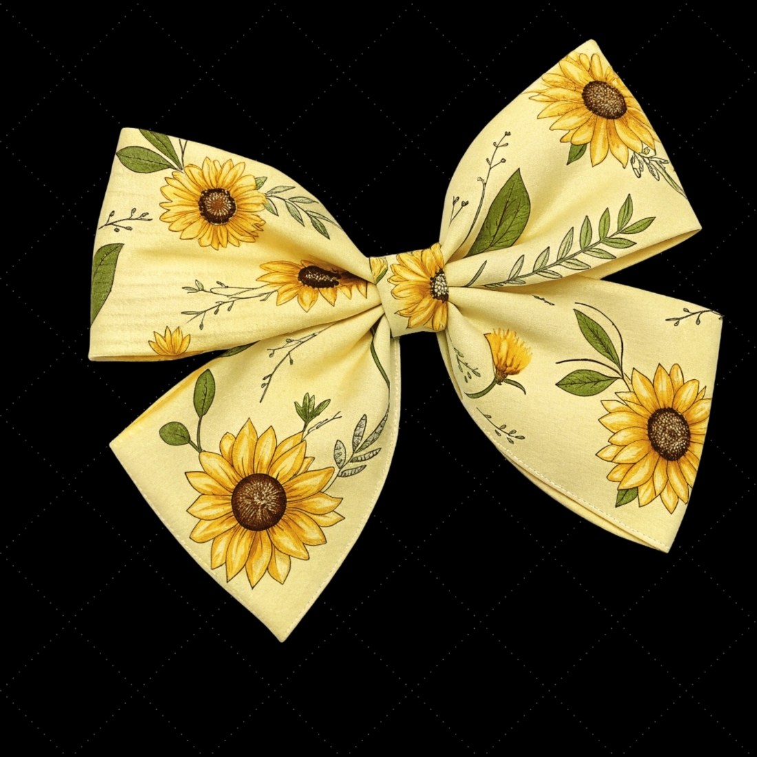 Butter Yellow Sunflower Coquette Bow Clipart, butter yellow bow, coquette bow clipart, spring floral bow, sunflower flower bow, digital bow design, yellow floral bow, cheerful coquette bow, spring sunflower clipart, floral bow design, yellow sunflower bow preview image.