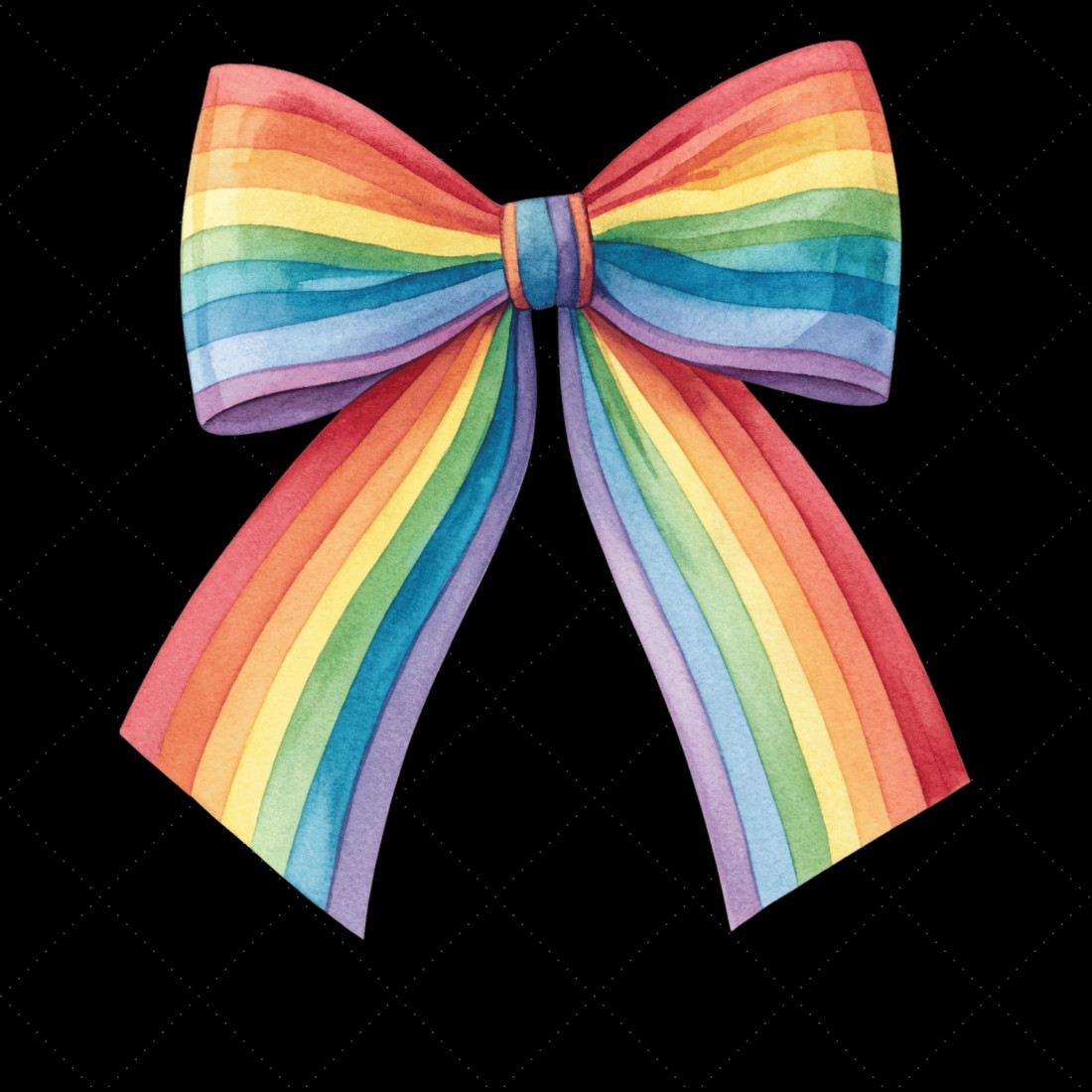 Vibrant Gradient Rainbow Coquette Bow Clipart, vibrant rainbow bow, gradient coquette bow, colorful bow design, rainbow clipart art, digital bow design, sublimation bow clipart, vibrant bow art, gradient rainbow design, coquette bow art, rainbow sublimation design preview image.