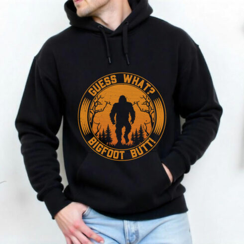 Bigfoot Themed T-shirt And Others Design Merchandise Design cover image.