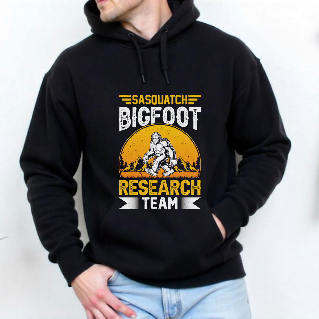 Bigfoot Themed T-shirt And Others Design Merchandise Design cover image.