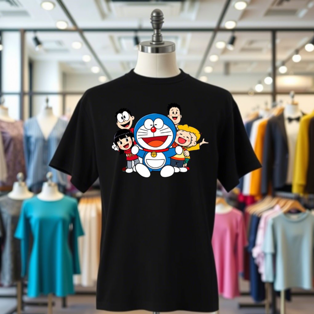 Doraemon tshirt design | 11 tshirt design preview image.