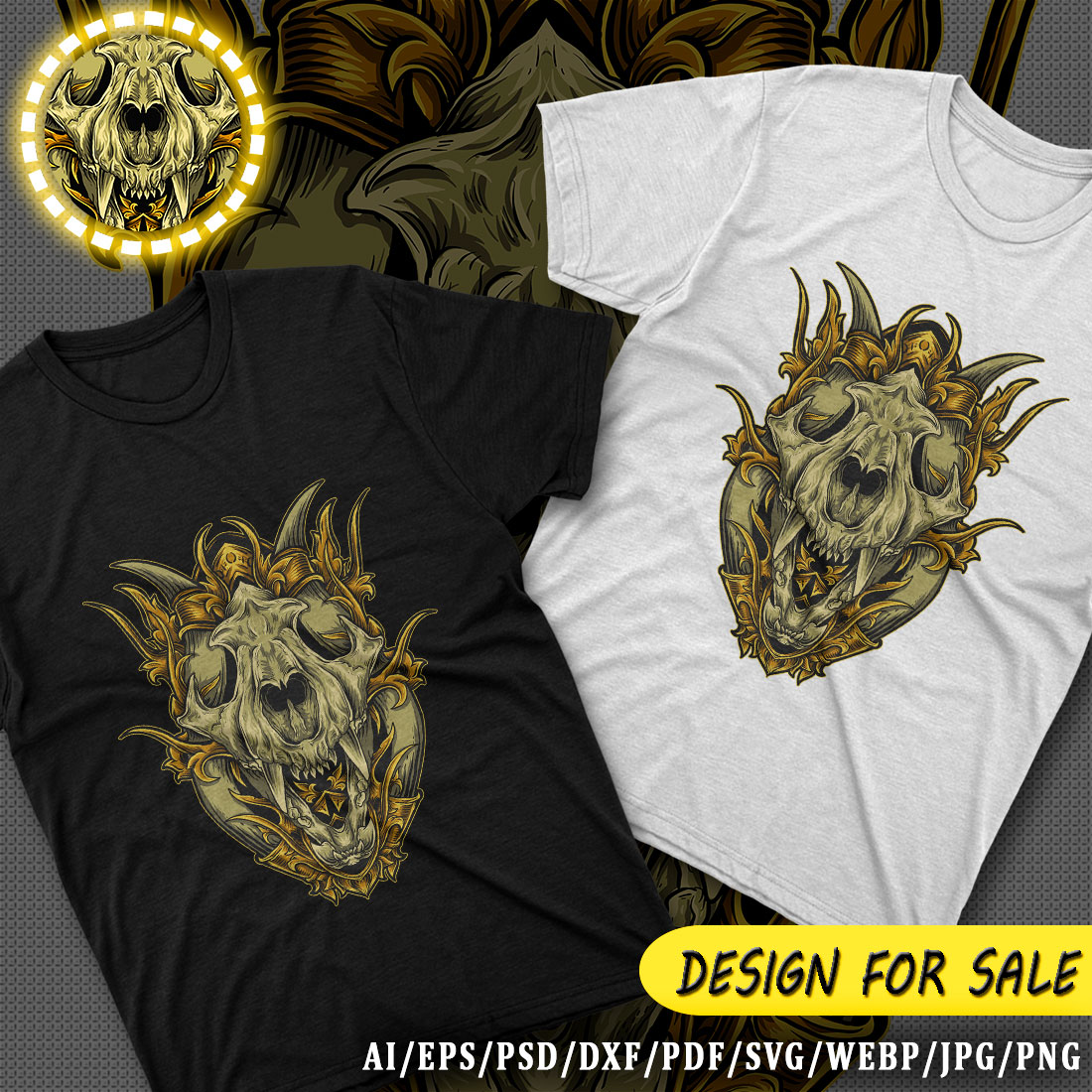 Animal Skull Design preview image.