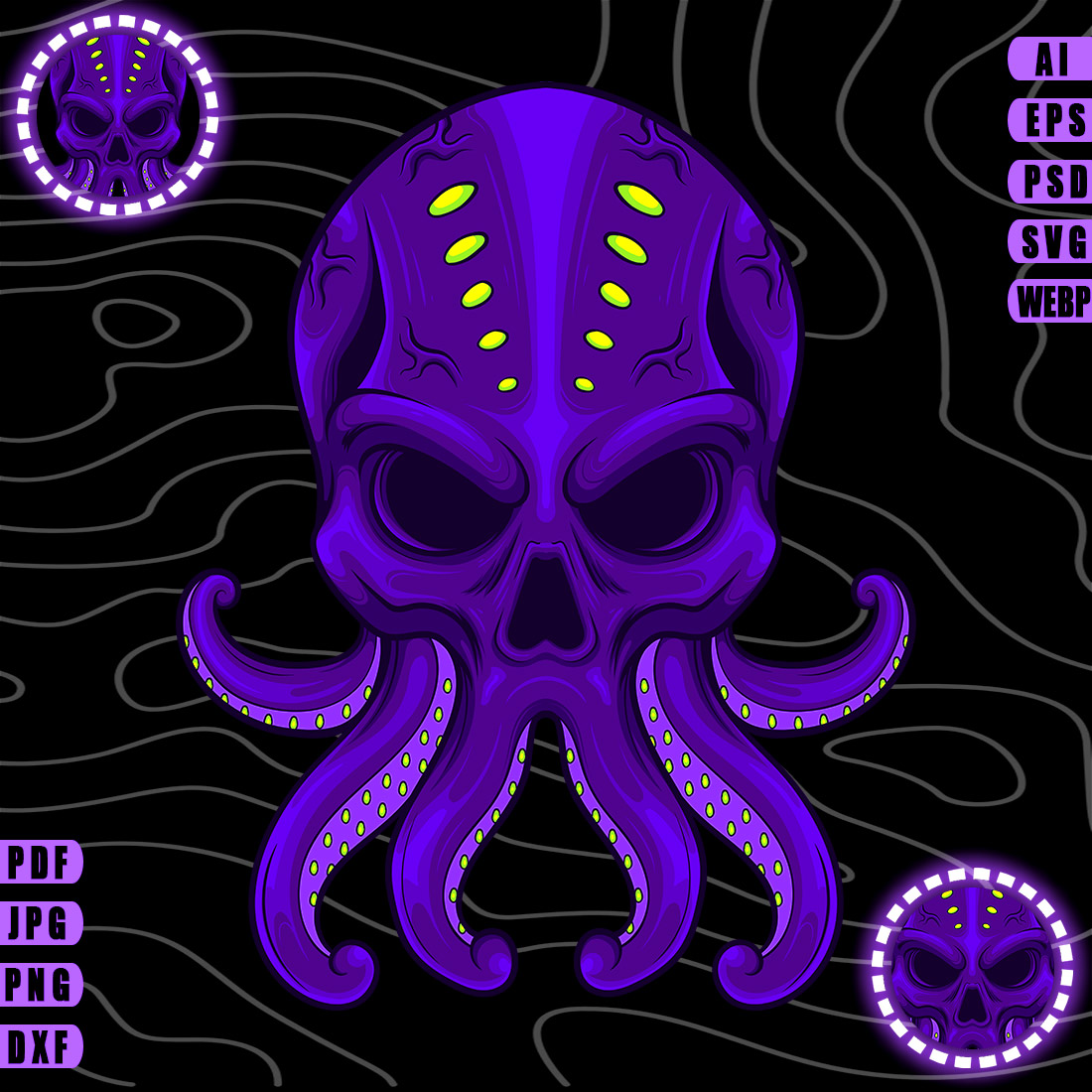 Octopus Alien Design cover image.