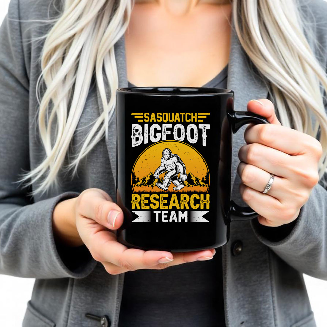 Bigfoot Themed T-shirt And Others Design Merchandise Design preview image.