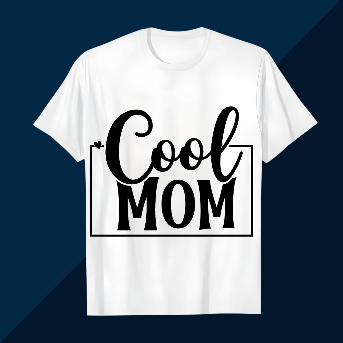 Cool Mom Stylish Typography Design T-shirt Graphic preview image.