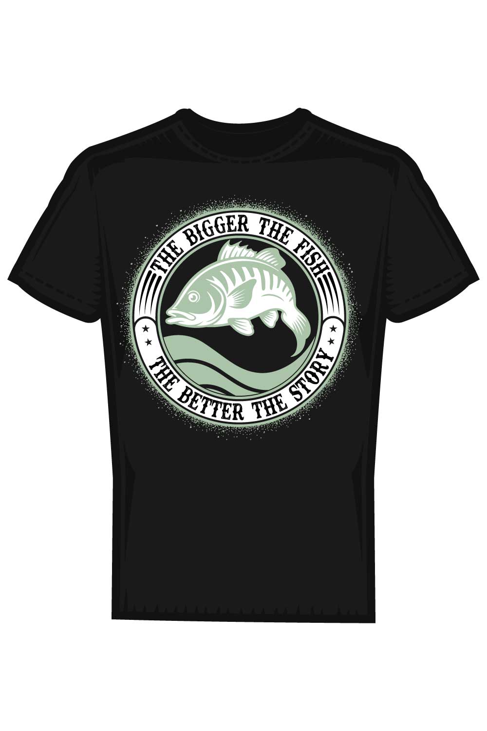 Eye-catching Fishing T-Shirt Design – Vintage & Trendy Styles pinterest preview image.