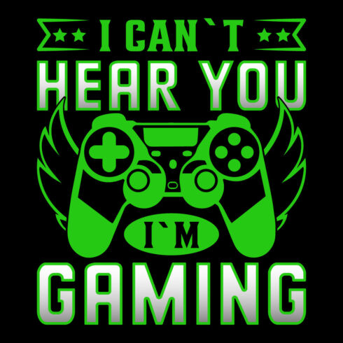 Video Gaming T-Shirt Design for Master Bundles POD cover image.