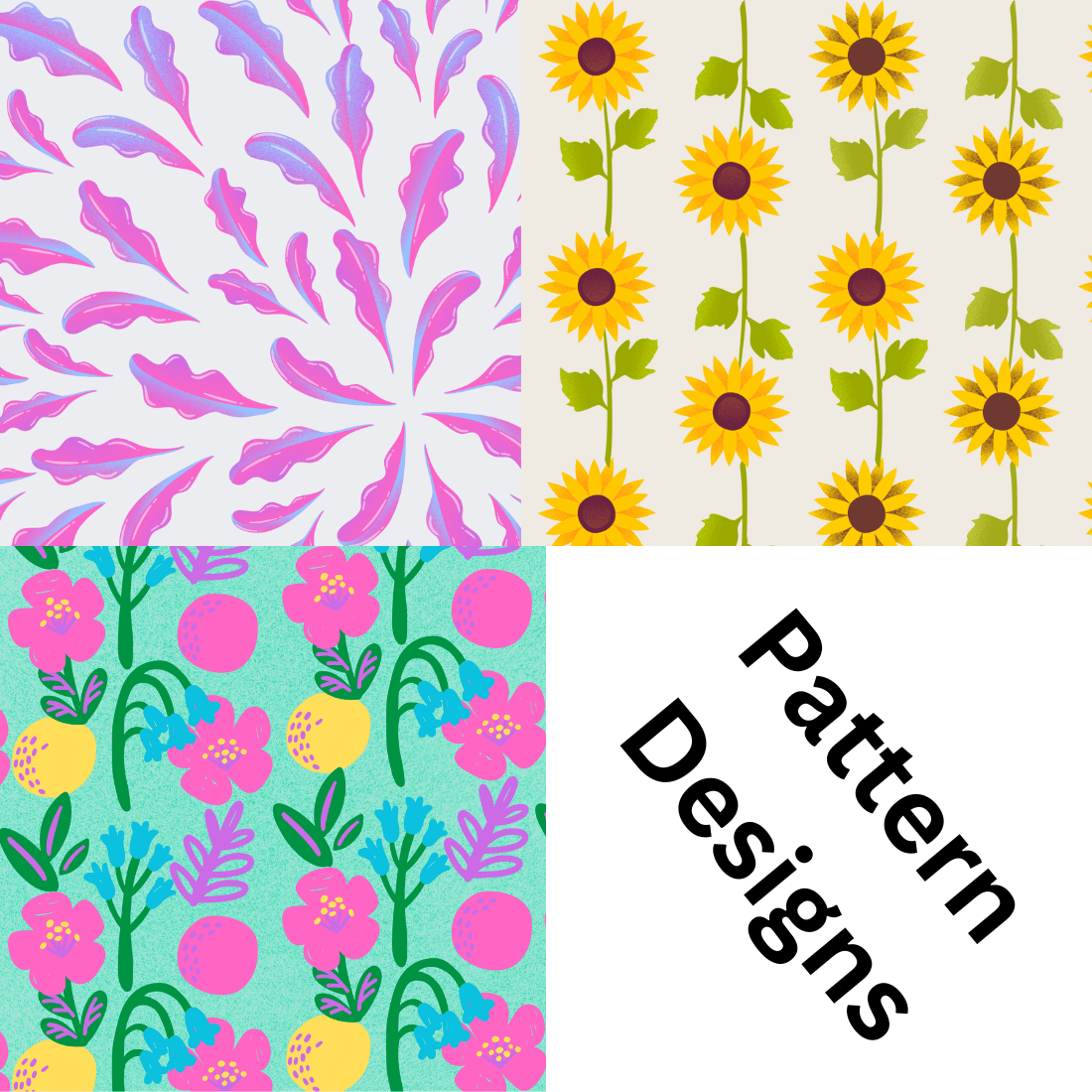 Pattern Designs for pillows, bedsheets preview image.