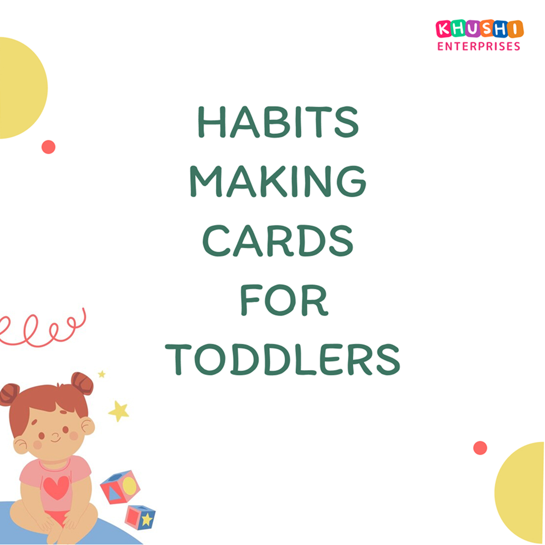 Habit Making Cards for Toddlers cover image.