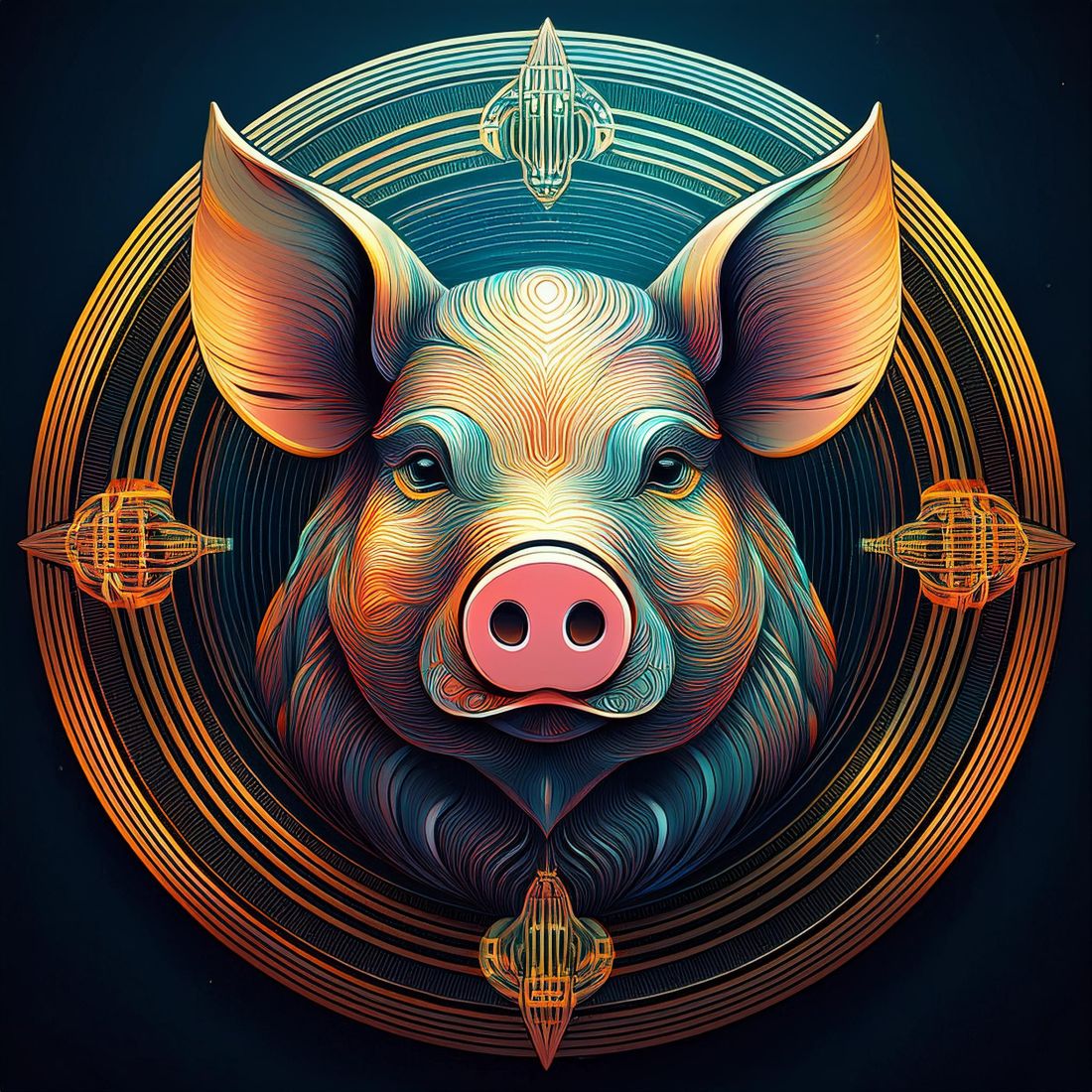 Circular Pig Logo – Creative Design for Cryptocurrency cover image.