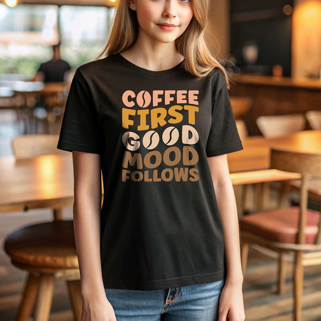 Coffee First Good Mood Follows for Coffee Lover preview image.