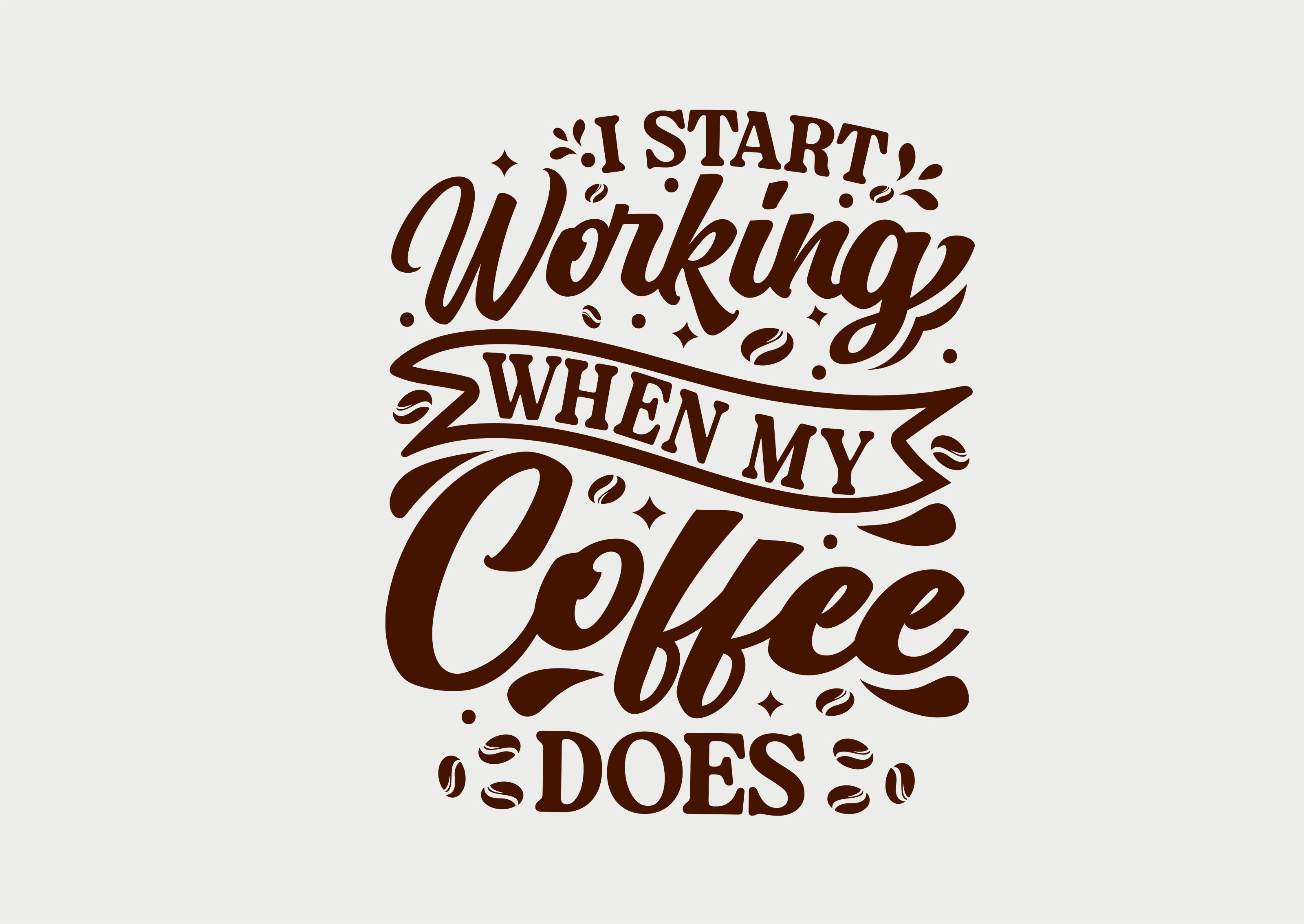 coffee typography design 2ab 202