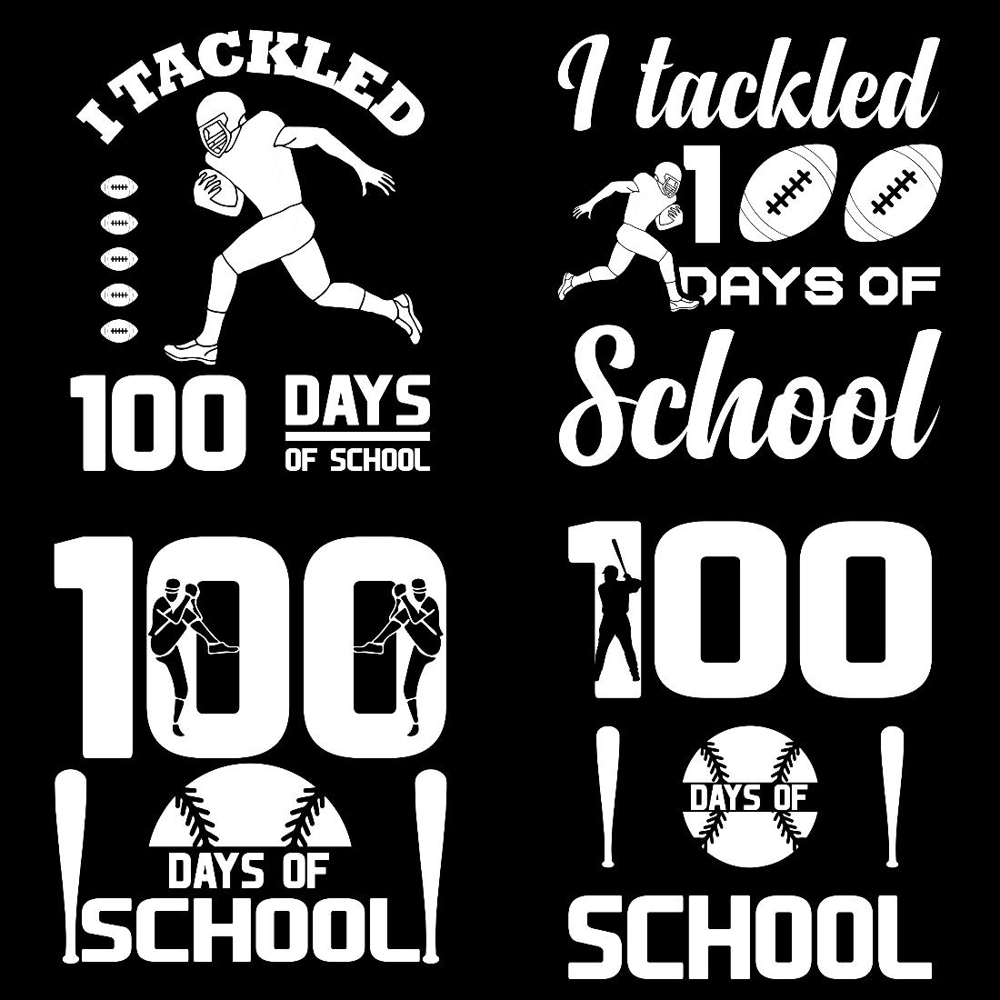 100 Days of School Sublimation Bundle preview image.