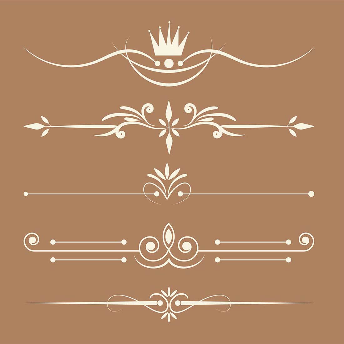 Elegant Handmade Divider Border preview image.