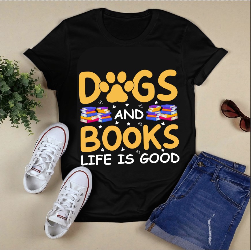 dogs and books life is good 42