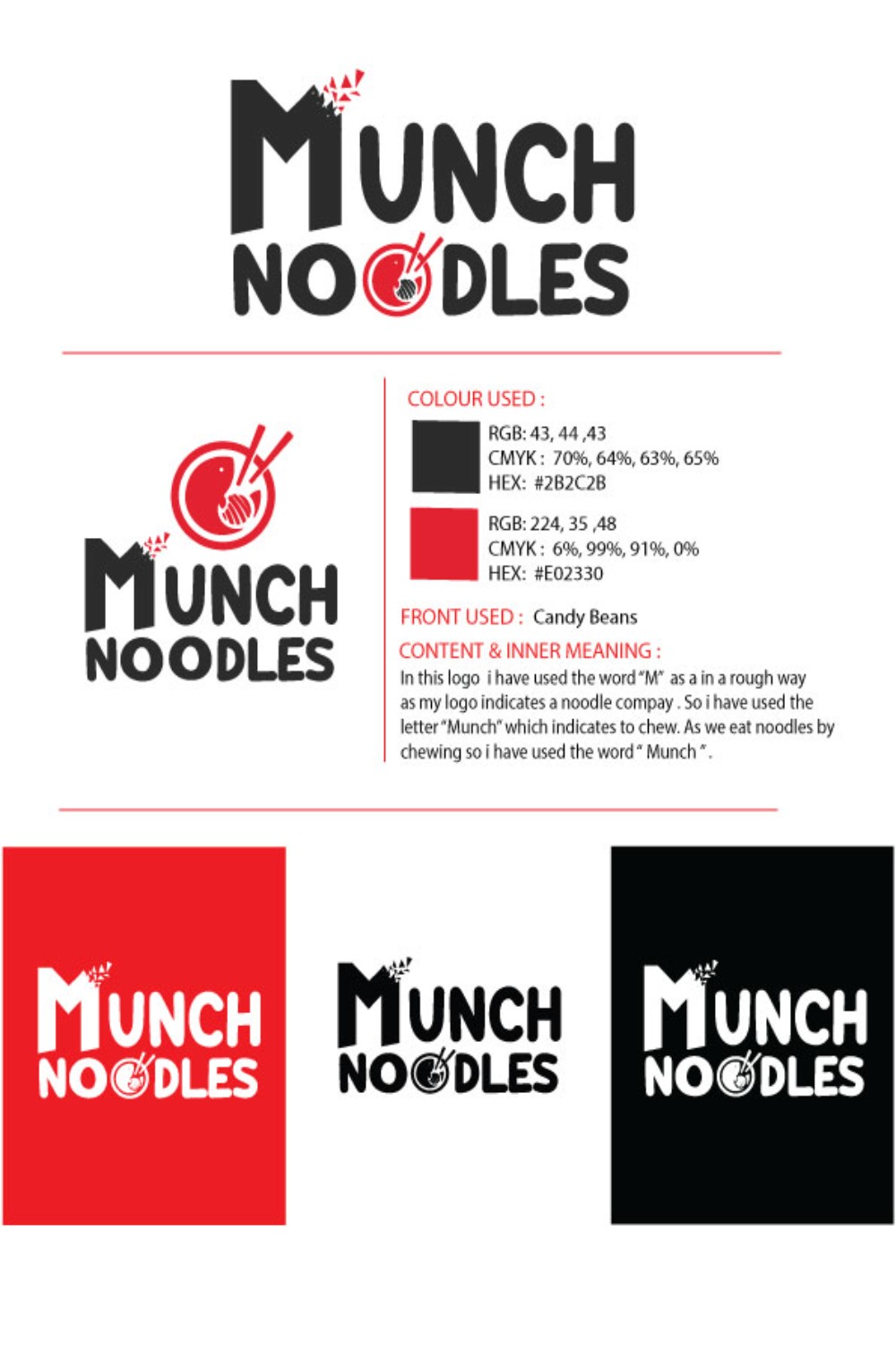 FOOD LOGO (NOODLE BRAND) pinterest preview image.