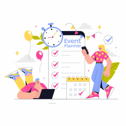 9 Event Planning Illustration cover image.