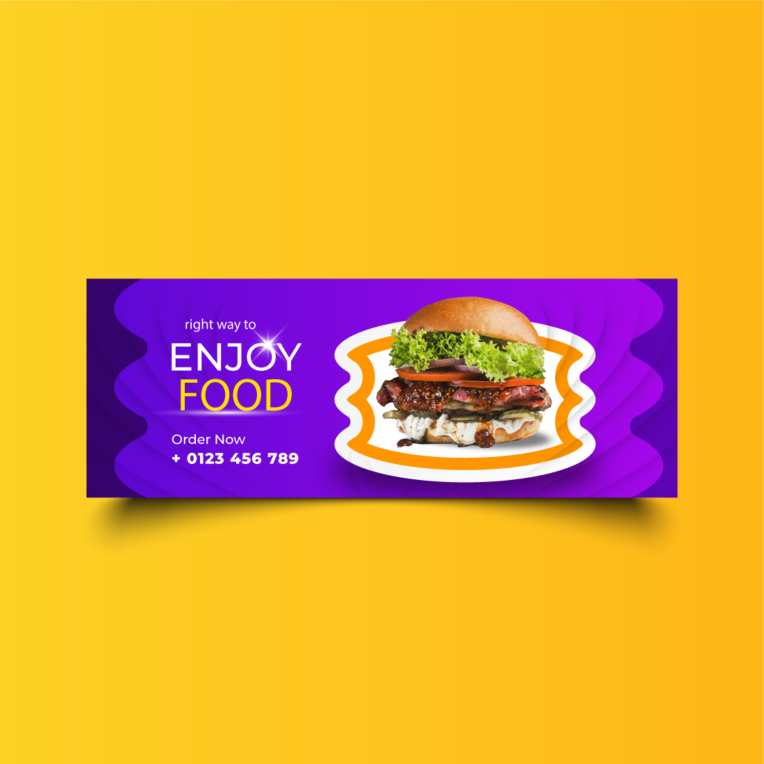 social media cover design for food company, facebook cover design, instagram cover design cover image.