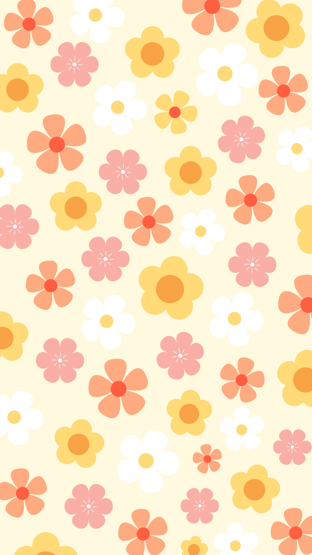 fullcolor cute flower wallpaper phone 654