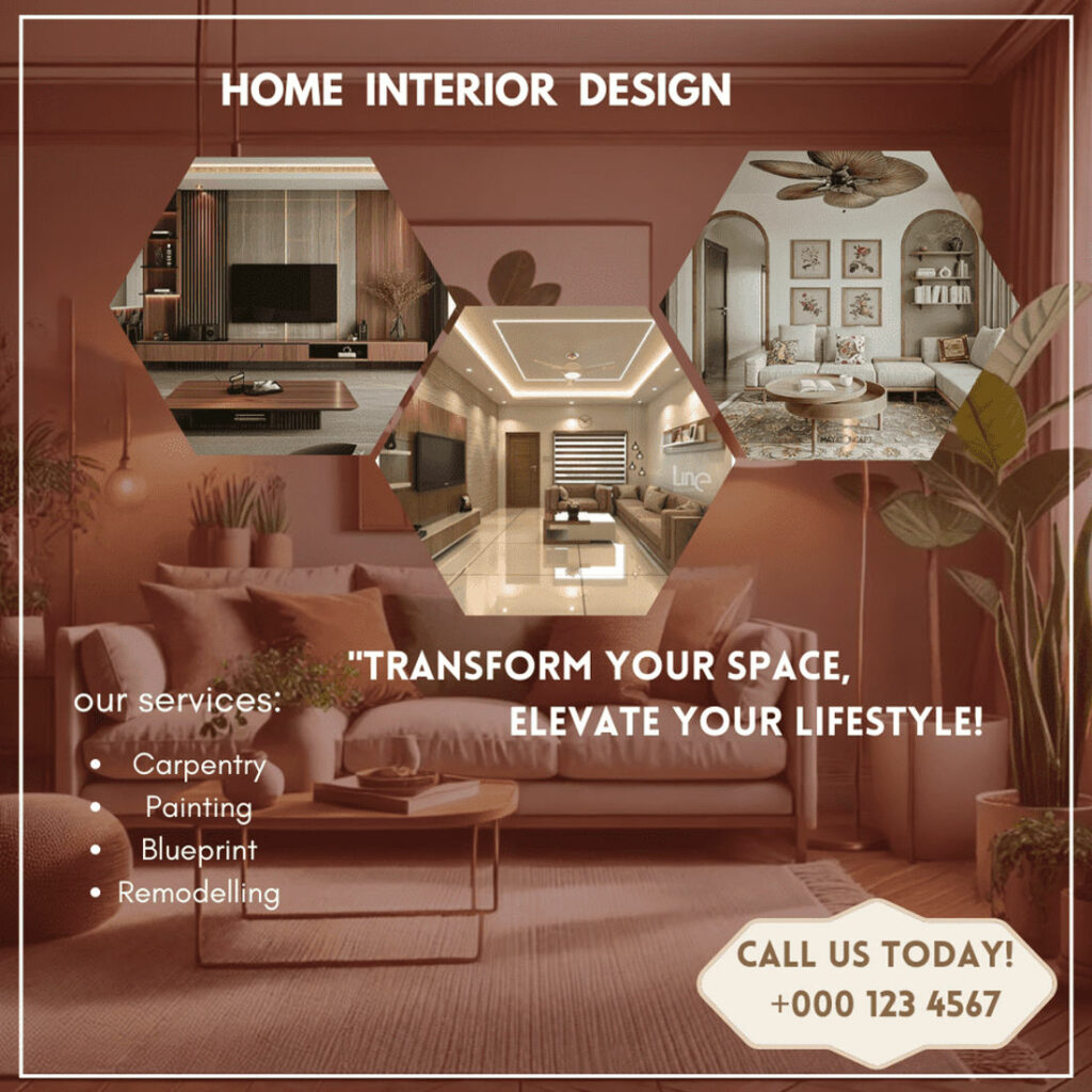 Interior design template