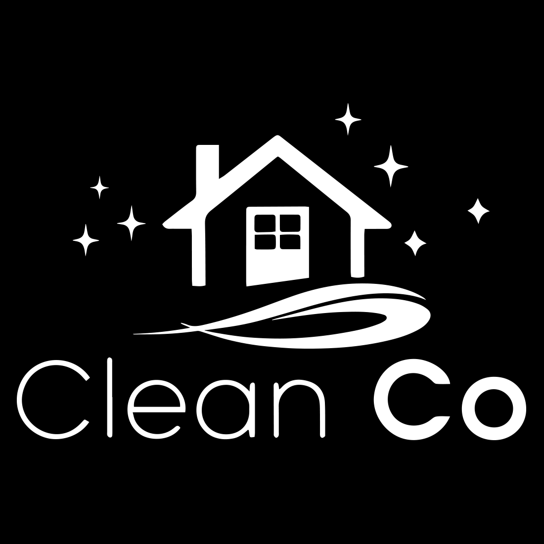 company Name is Clean Co create a modern-style logo preview image.