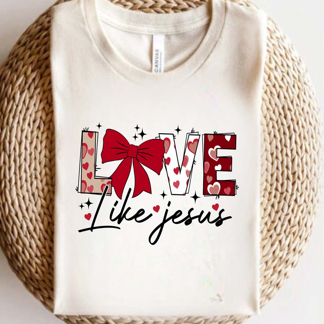 love like jesus valentine coquette bow png 6 474