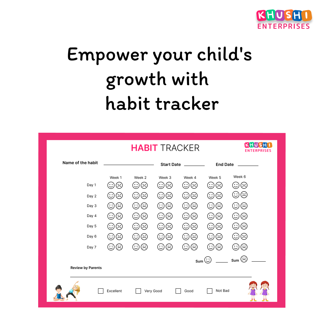 Habit Tracker for Kids preview image.