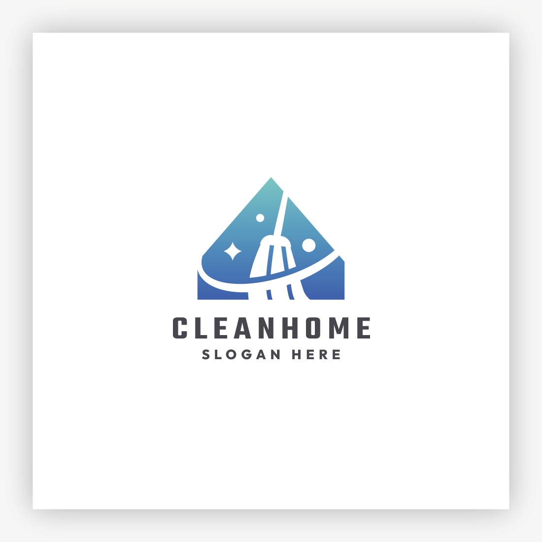 Clean Home Service Logo preview image.