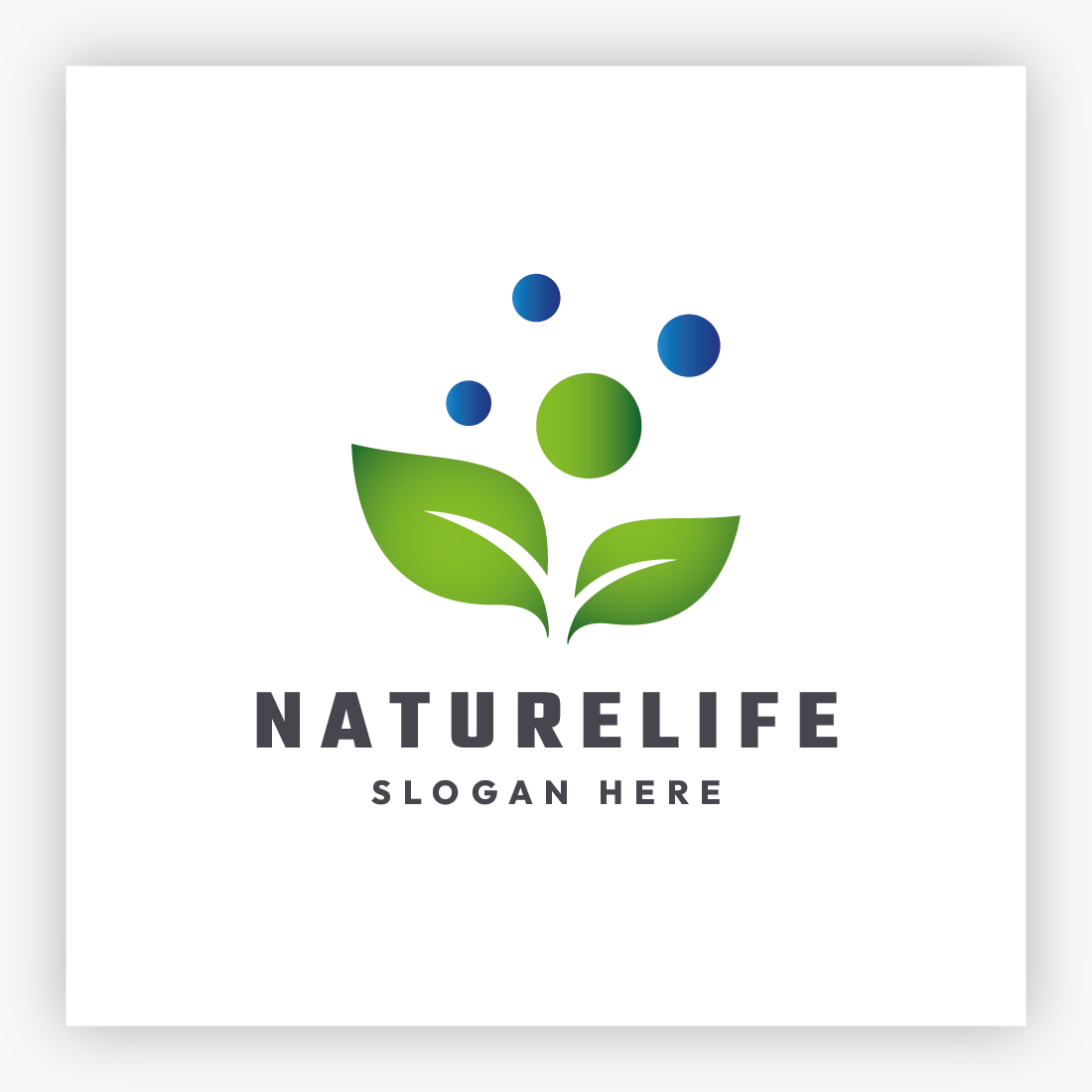 Green Nature Life Logo cover image.