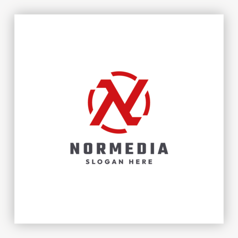 Nor Media Letter N Logo cover image.