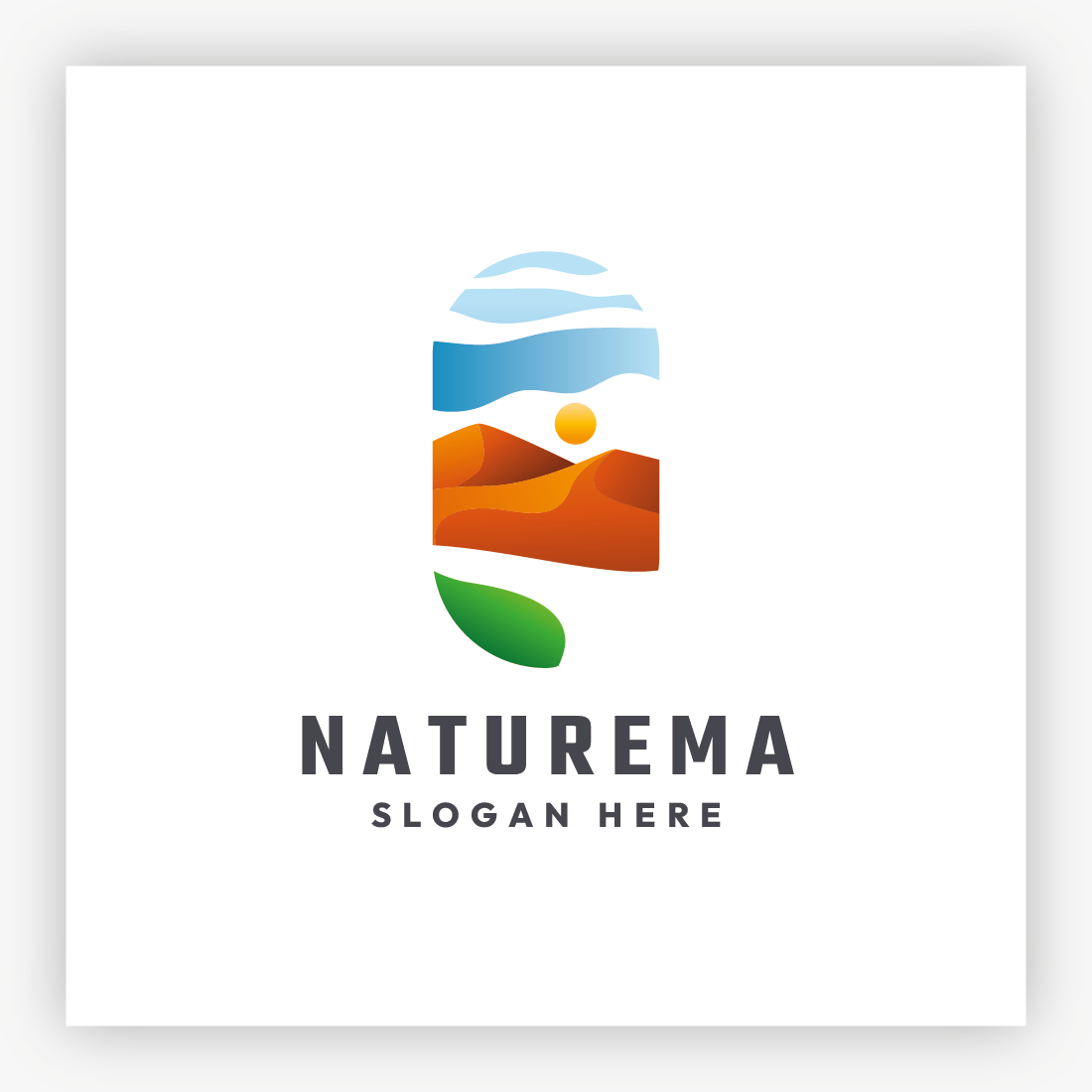 Naturema Ocean Wave Logo preview image.