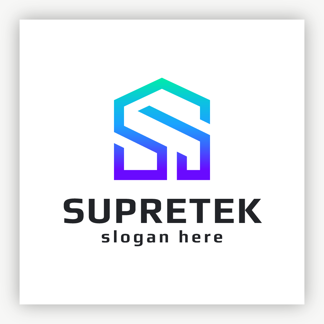 Supretek Letter S Logo preview image.