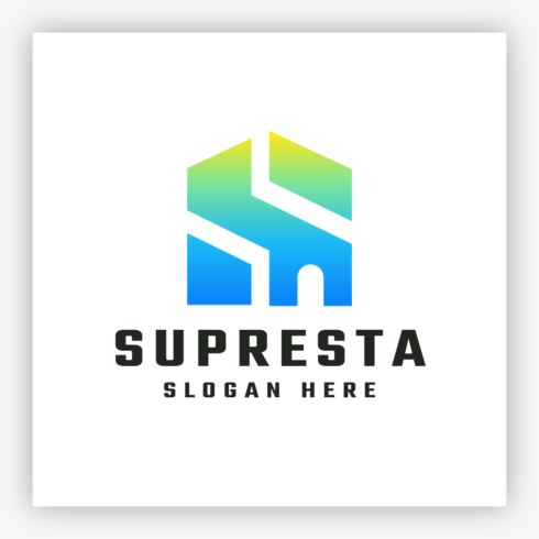 Super Real Estate Letter S Logo cover image.