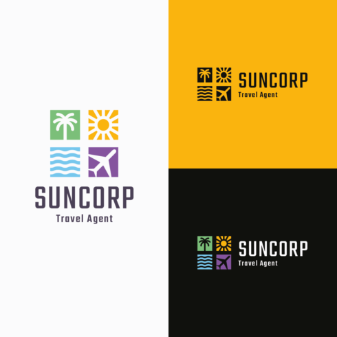 Sun Corp Travel Agent Logo cover image.