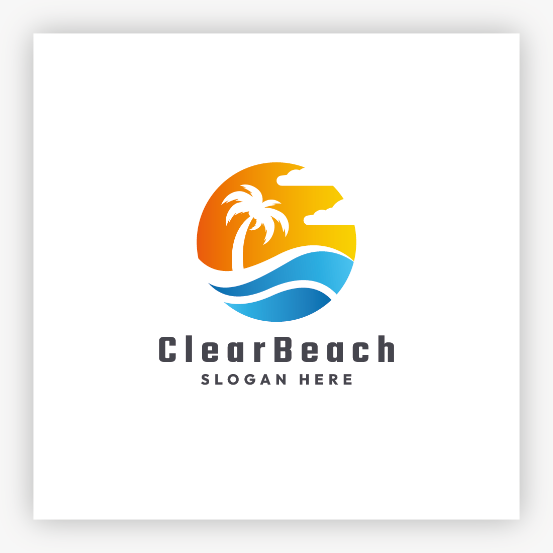 Clear Beach View Resort Logo preview image.