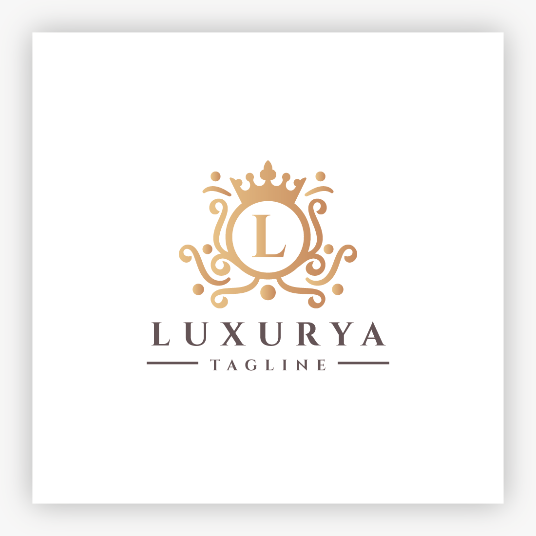 Luxurya Letter L Logo preview image.