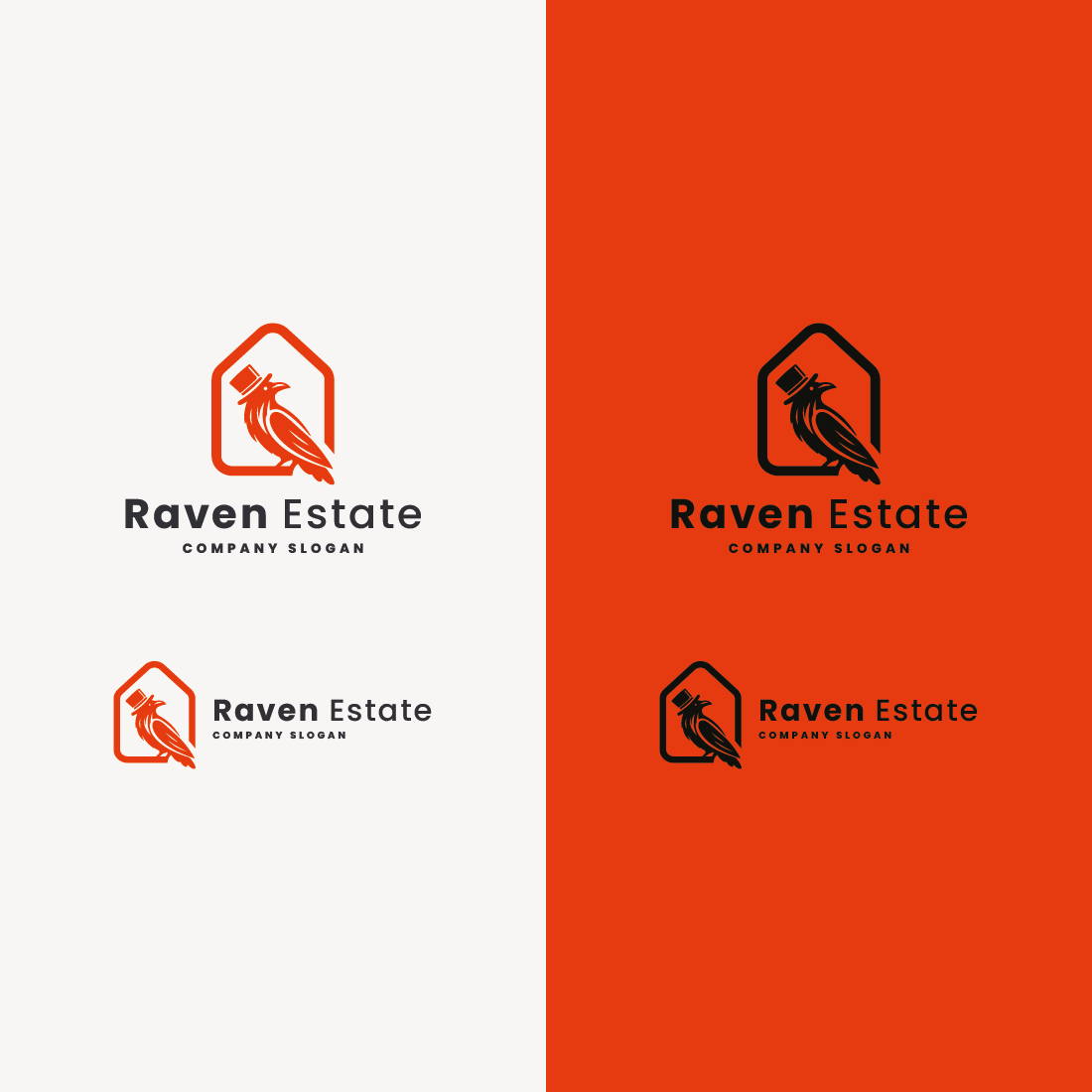 Raven Real Estate Logo preview image.