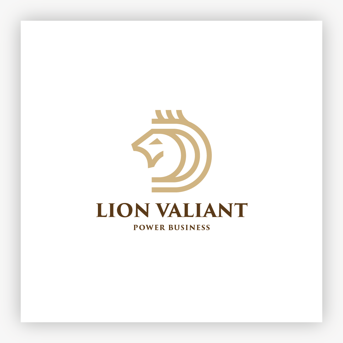 Lion Valiant Logo preview image.