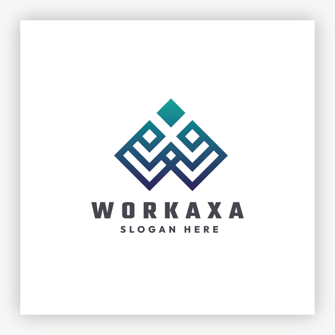 Workaxa Letter W Logo preview image.