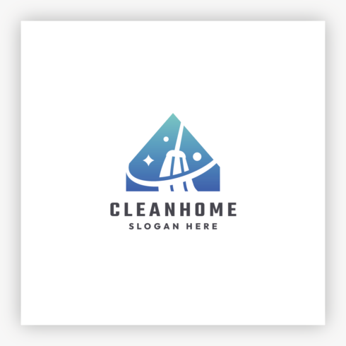 Clean Home Service Logo cover image.