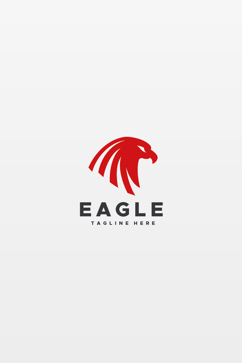 Eagle Head Bird Logo pinterest preview image.