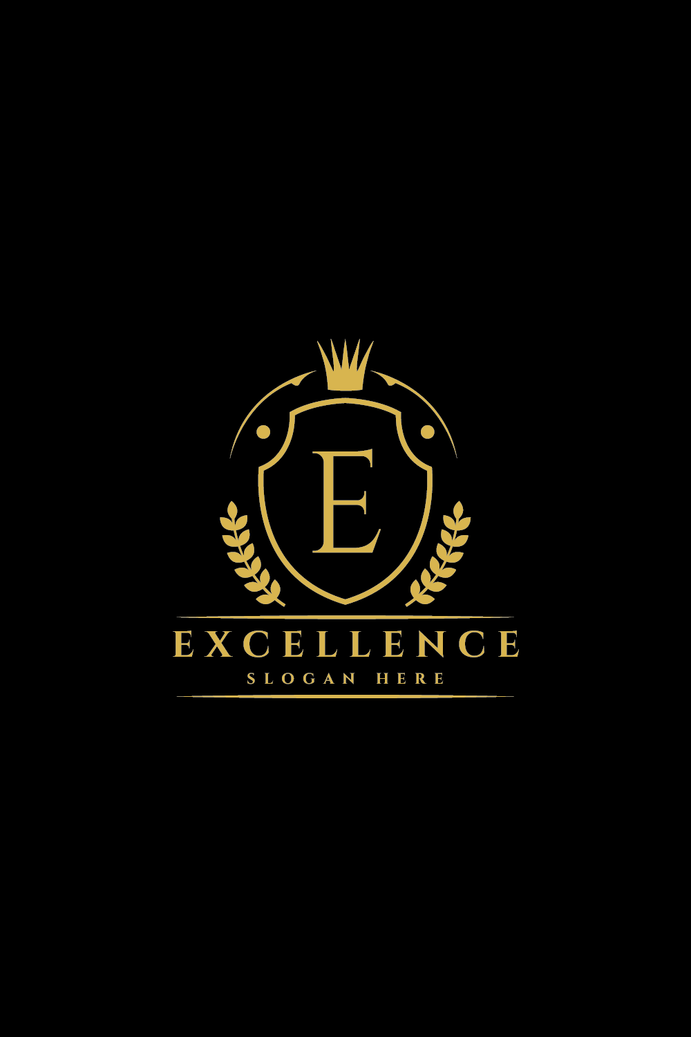 Excellence Letter E Logo pinterest preview image.