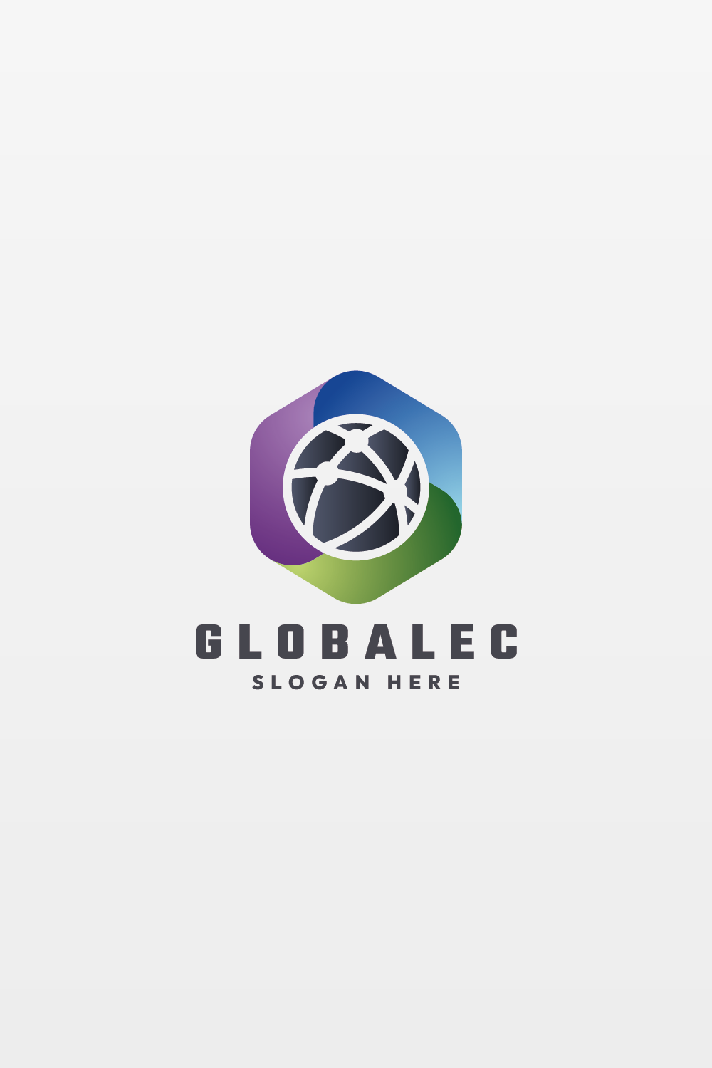 Global Cube Connect Logo pinterest preview image.