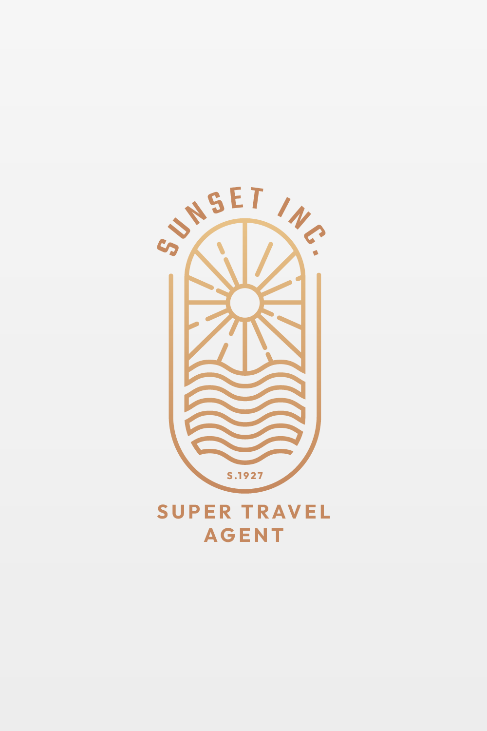 Sunset Travel Agent Inc Logo pinterest preview image.