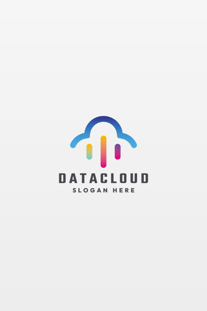 Data Cloud - Cloud Computing Logo - MasterBundles