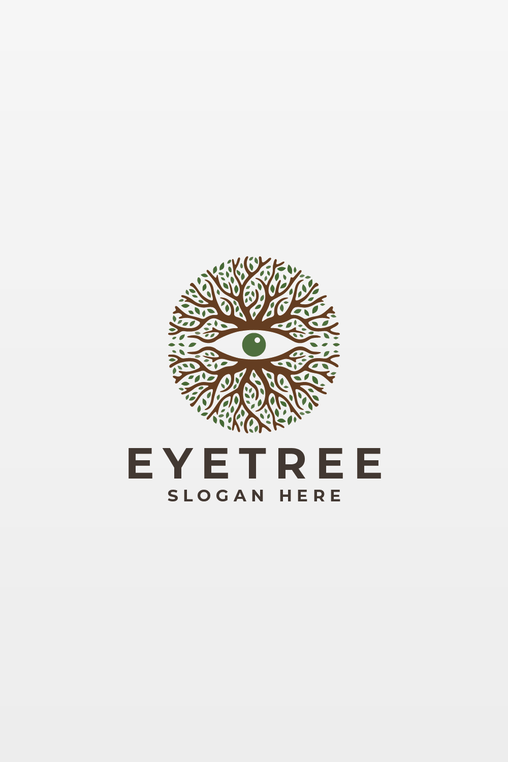 Eye Tree Logo pinterest preview image.