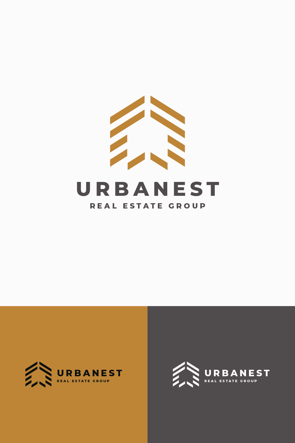 Urban Real Estate Logo pinterest preview image.